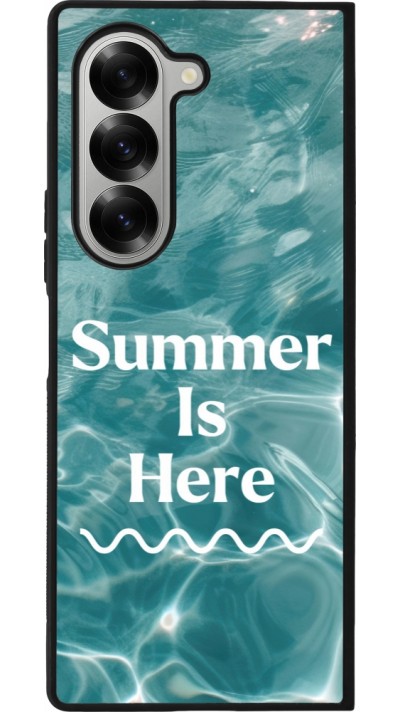 Samsung Galaxy Z Fold6 Case Hülle - Silikon schwarz Summer 2025 Summer is here
