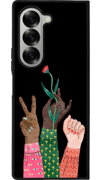 Coque Samsung Galaxy Z Fold6 - Silicone rigide noir Womens day 2026 2