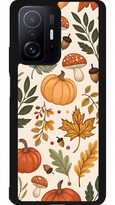 Coque Xiaomi 11T - Silicone rigide noir Autumn 25 Autumn pattern