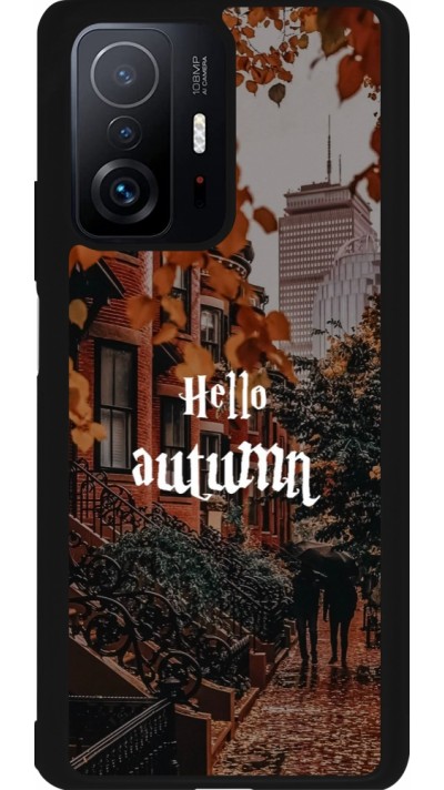 Coque Xiaomi 11T - Silicone rigide noir Autumn 25 Hello autumn