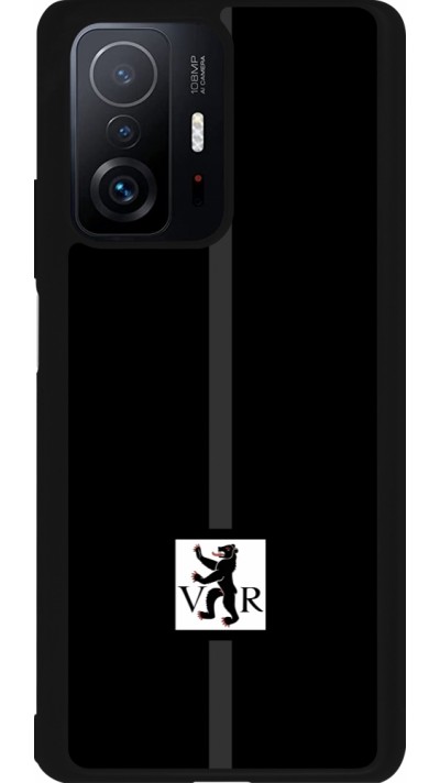Coque Xiaomi 11T - Silicone rigide noir Canton AR noir
