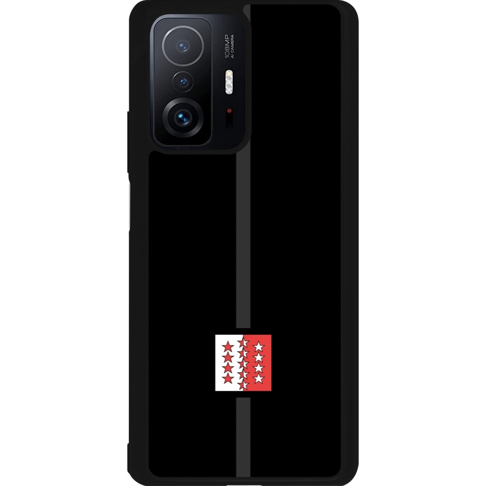 Coque Xiaomi 11T - Silicone rigide noir Canton VS noir