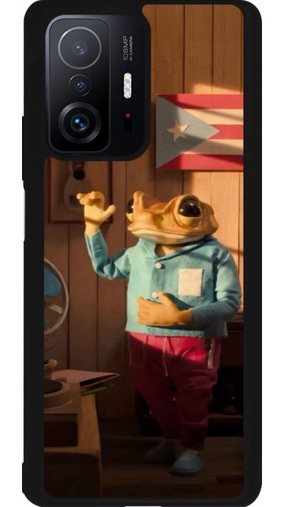 Xiaomi 11T Case Hülle - Silikon schwarz Dancing frog DTMF