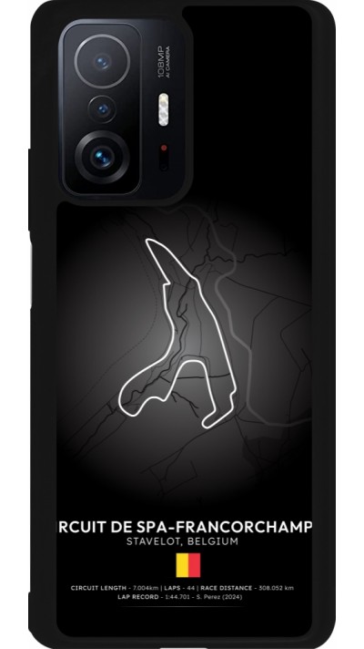 Coque Xiaomi 11T - Silicone rigide noir F1 Track 2025 Belgium