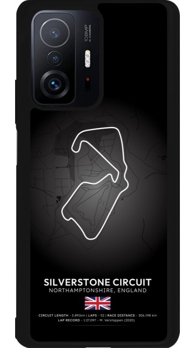 Coque Xiaomi 11T - Silicone rigide noir F1 Track 2025 Great Britan