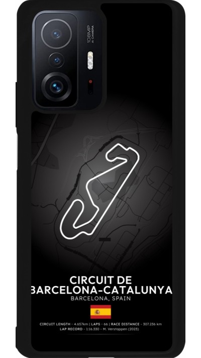 Coque Xiaomi 11T - Silicone rigide noir F1 Track 2025 Spain