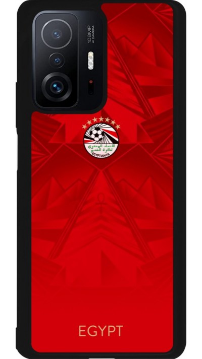 Coque Xiaomi 11T - Silicone rigide noir Maillot de football Égypte 2026 personnalisable