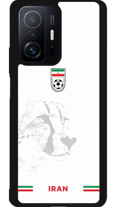 Coque Xiaomi 11T - Silicone rigide noir Maillot de football Iran 2026 personnalisable