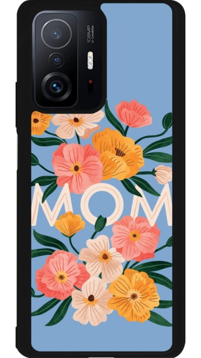 Xiaomi 11T Case Hülle - Silikon schwarz Mom 2026 Flowers