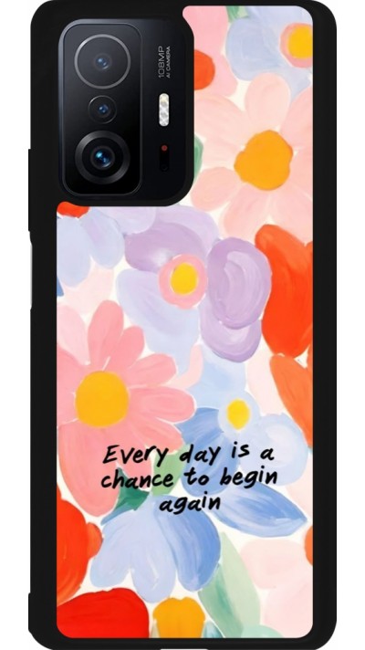 Xiaomi 11T Case Hülle - Silikon schwarz Every day is a chance Spring 2026