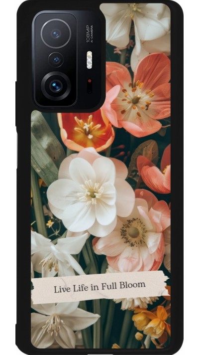 Xiaomi 11T Case Hülle - Silikon schwarz Full Bloom Spring 2026