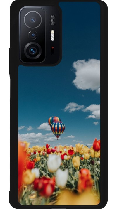 Xiaomi 11T Case Hülle - Silikon schwarz Hot air balloon Spring 2026
