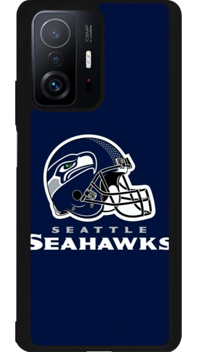 Coque Xiaomi 11T - Silicone rigide noir Super Bowl 26 Seattle 3