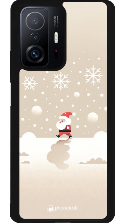 Xiaomi 11T Case Hülle - Silikon schwarz Weihnachten 2023 Minimalistischer Weihnachtsmann Xiaomi 11T Case Hülle - Silikon schwarz Weihnachten 2023 Minimalistischer Weihnachtsmann