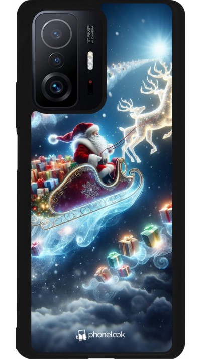Xiaomi 11T Case Hülle - Silikon schwarz Weihnachten 2023 Verzauberter Weihnachtsmann Xiaomi 11T Case Hülle - Silikon schwarz Weihnachten 2023 Verzauberter Weihnachtsmann