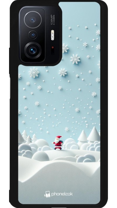 Xiaomi 11T Case Hülle - Silikon schwarz Weihnachten 2023 Kleiner Vater Schneeflocke Xiaomi 11T Case Hülle - Silikon schwarz Weihnachten 2023 Kleiner Vater Schneeflocke