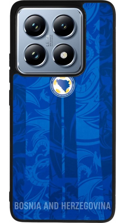 Coque Xiaomi 14T Pro - Silicone rigide noir Maillot de football Bosnie-Herzégovine 2026 personnalisable