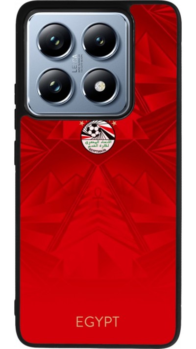 Coque Xiaomi 14T Pro - Silicone rigide noir Maillot de football Égypte 2026 personnalisable