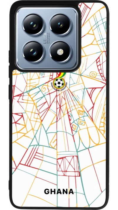 Coque Xiaomi 14T Pro - Silicone rigide noir Maillot de football Ghana 2026 personnalisable