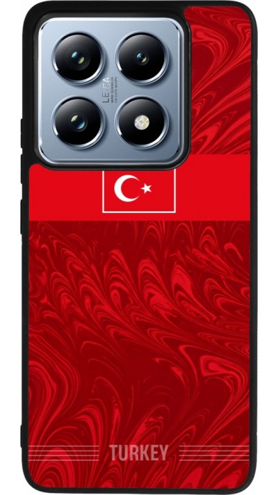 Coque Xiaomi 14T Pro - Silicone rigide noir Maillot de football Turquie 2026 personnalisable