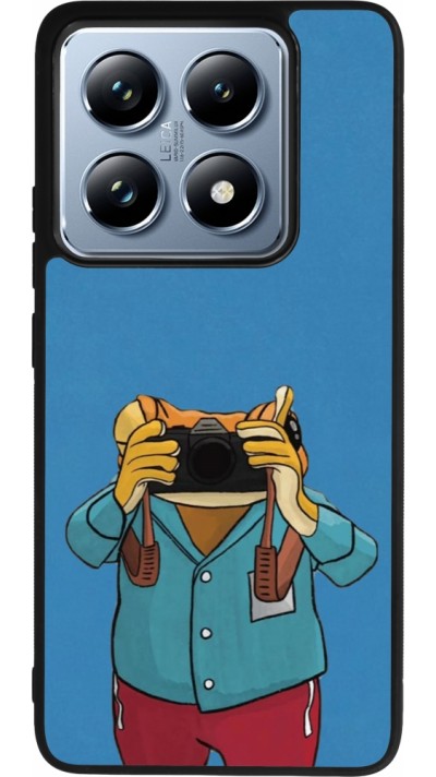 Xiaomi 14T Pro Case Hülle - Silikon schwarz Frog with camera DTMF