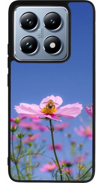 Xiaomi 14T Pro Case Hülle - Silikon schwarz Bee on a flower Spring 2026