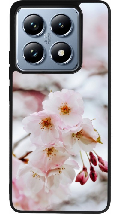 Xiaomi 14T Pro Case Hülle - Silikon schwarz Cherry tree Spring 2026