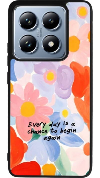 Xiaomi 14T Pro Case Hülle - Silikon schwarz Every day is a chance Spring 2026