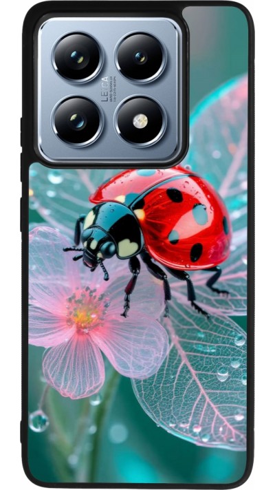 Xiaomi 14T Pro Case Hülle - Silikon schwarz Ladybird in bloom Spring 2026