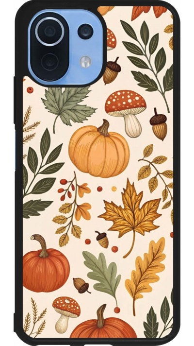Coque Xiaomi Mi 11 Lite 5G - Silicone rigide noir Autumn 25 Autumn pattern