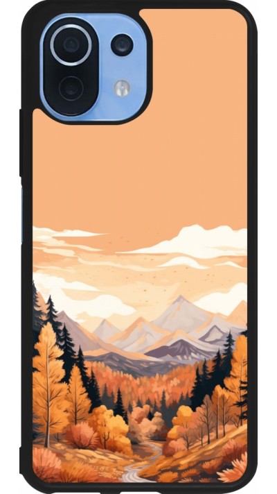 Coque Xiaomi Mi 11 Lite 5G - Silicone rigide noir Autumn 25 Mountains