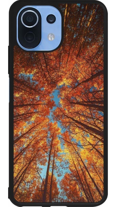Coque Xiaomi Mi 11 Lite 5G - Silicone rigide noir Autumn 25 Trees
