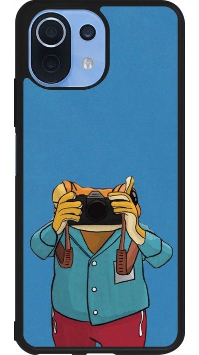 Xiaomi Mi 11 Lite 5G Case Hülle - Silikon schwarz Frog with camera DTMF