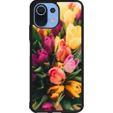 Coque Xiaomi Mi 11 Lite 5G - Silicone rigide noir Bouquet of tulips Spring 2026