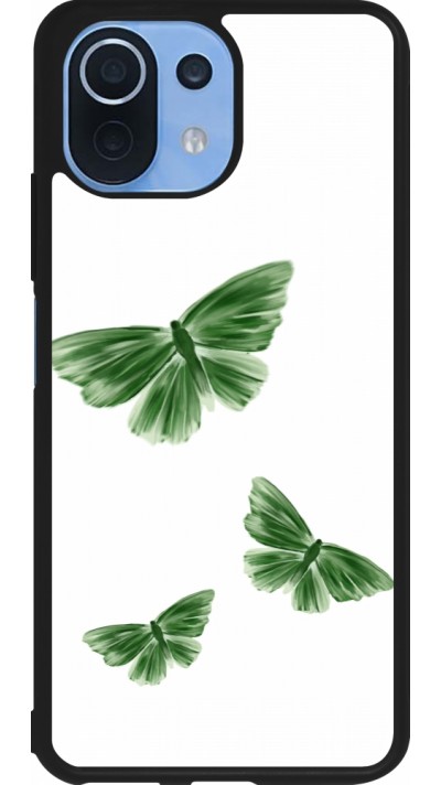 Xiaomi Mi 11 Lite 5G Case Hülle - Silikon schwarz Butterflies Spring 2026