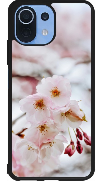 Xiaomi Mi 11 Lite 5G Case Hülle - Silikon schwarz Cherry tree Spring 2026