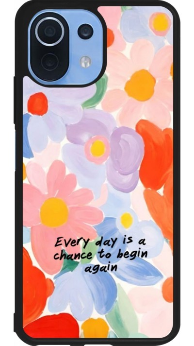Xiaomi Mi 11 Lite 5G Case Hülle - Silikon schwarz Every day is a chance Spring 2026