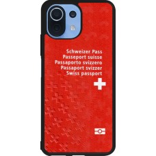 Xiaomi Mi 11 Lite 5G Case Hülle - Silikon schwarz Swiss Passport
