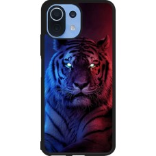 Xiaomi Mi 11 Lite 5G Case Hülle - Silikon schwarz Tiger Blue Red