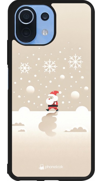 Xiaomi Mi 11 Lite 5G Case Hülle - Silikon schwarz Weihnachten 2023 Minimalistischer Weihnachtsmann Xiaomi Mi 11 Lite 5G Case Hülle - Silikon schwarz Weihnachten 2023 Minimalistischer Weihnachtsmann