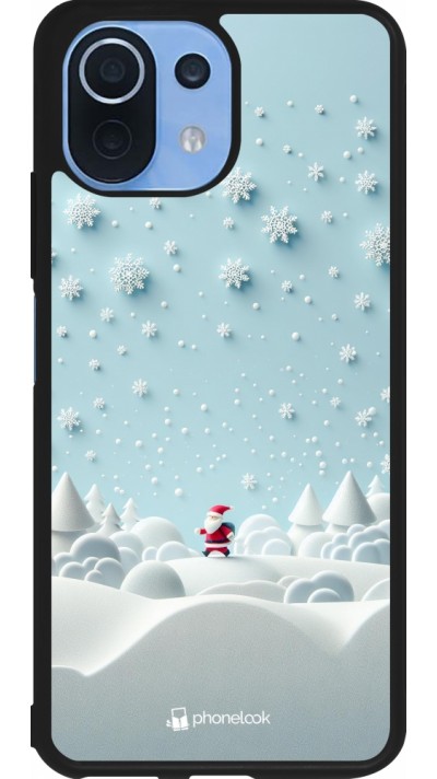 Xiaomi Mi 11 Lite 5G Case Hülle - Silikon schwarz Weihnachten 2023 Kleiner Vater Schneeflocke Xiaomi Mi 11 Lite 5G Case Hülle - Silikon schwarz Weihnachten 2023 Kleiner Vater Schneeflocke