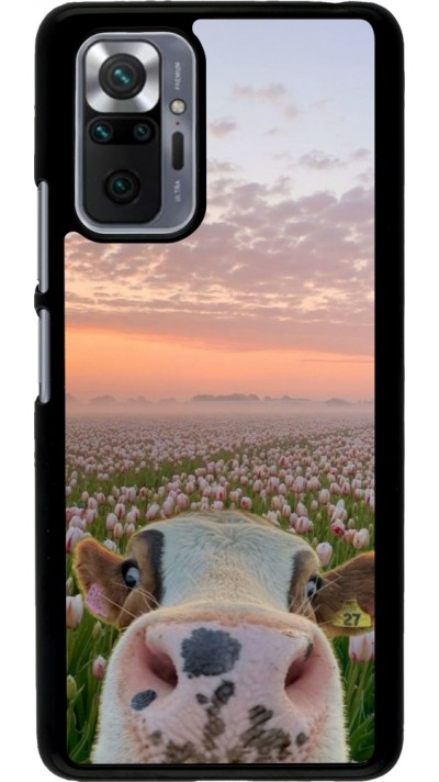 Xiaomi Redmi Note 10 Pro Case Hülle - Cow with tulips Spring 2026