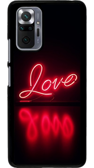 Xiaomi Redmi Note 10 Pro Case Hülle - Valentine 2025 Neon Liebe