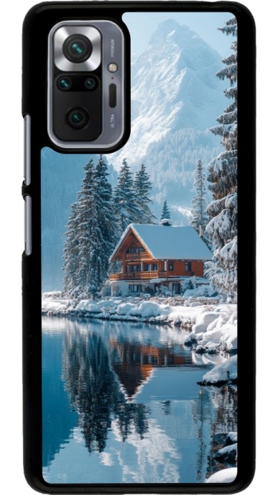 Coque Xiaomi Redmi Note 10 Pro - Winter 25 Winter house forest day