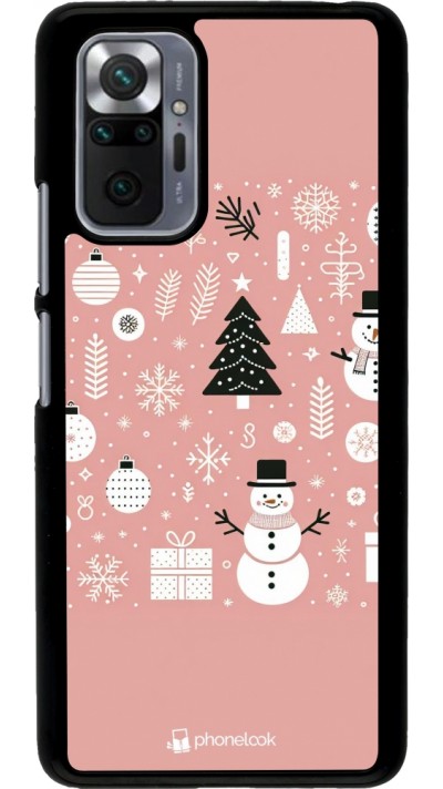 Xiaomi Redmi Note 10 Pro Case Hülle - Weihnachten 2024 Rose Schneemann Weihnachten Xiaomi Redmi Note 10 Pro Case Hülle - Weihnachten 2024 Rose Schneemann Weihnachten