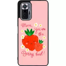 Coque Xiaomi Redmi Note 10 Pro Max - Silicone rigide noir Mom 2026 Berry best