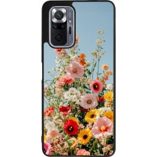 Coque Xiaomi Redmi Note 10 Pro Max - Silicone rigide noir Spring flowers Spring 2026