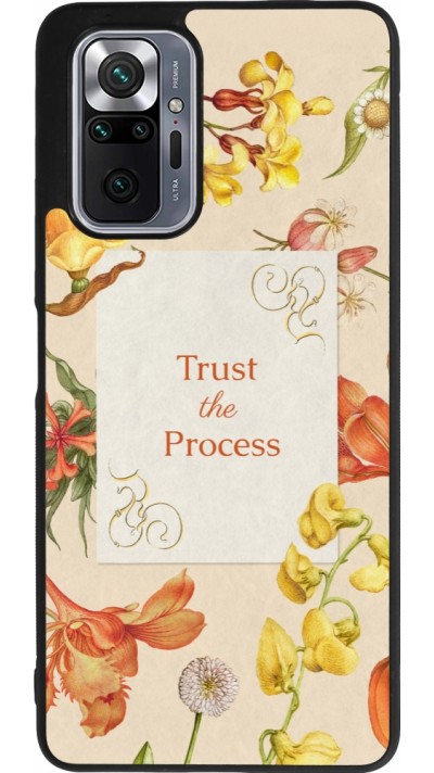 Coque Xiaomi Redmi Note 10 Pro Max - Silicone rigide noir Trust the process Spring 2026