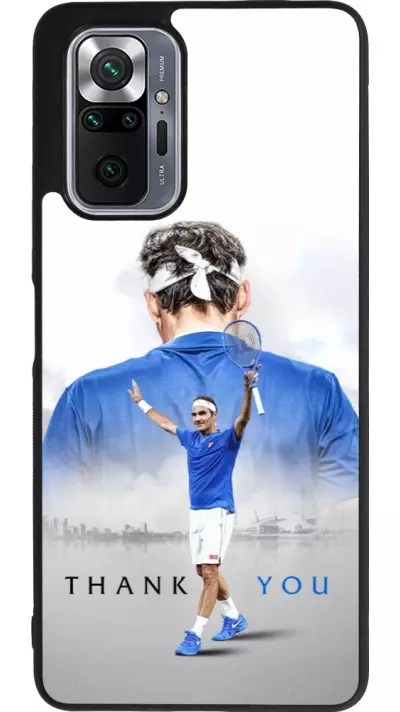 Coque Xiaomi Redmi Note 10 Pro Max - Silicone rigide noir Thank you Roger