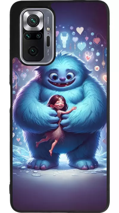 Coque Xiaomi Redmi Note 10 Pro Max - Silicone rigide noir Valentine 2024 Fluffy Love